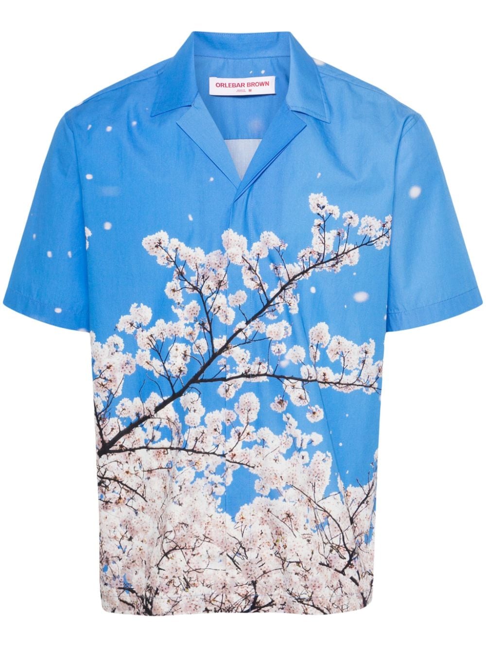 Orlebar Brown Maitan floral-print shirt - Blue von Orlebar Brown