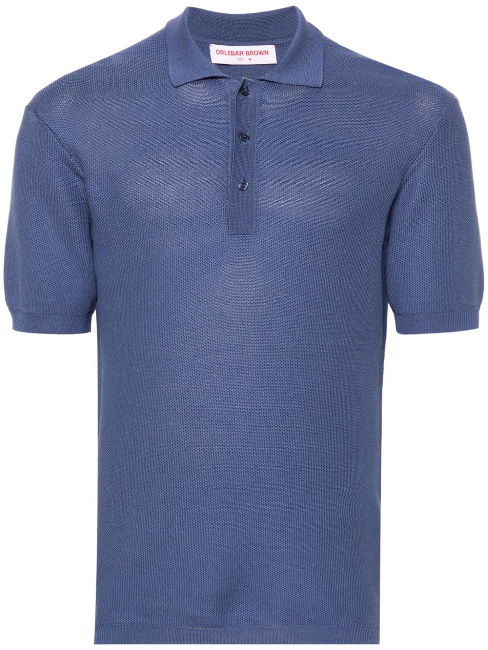 Orlebar Brown Maranon honeycomb polo shirt - Blue von Orlebar Brown