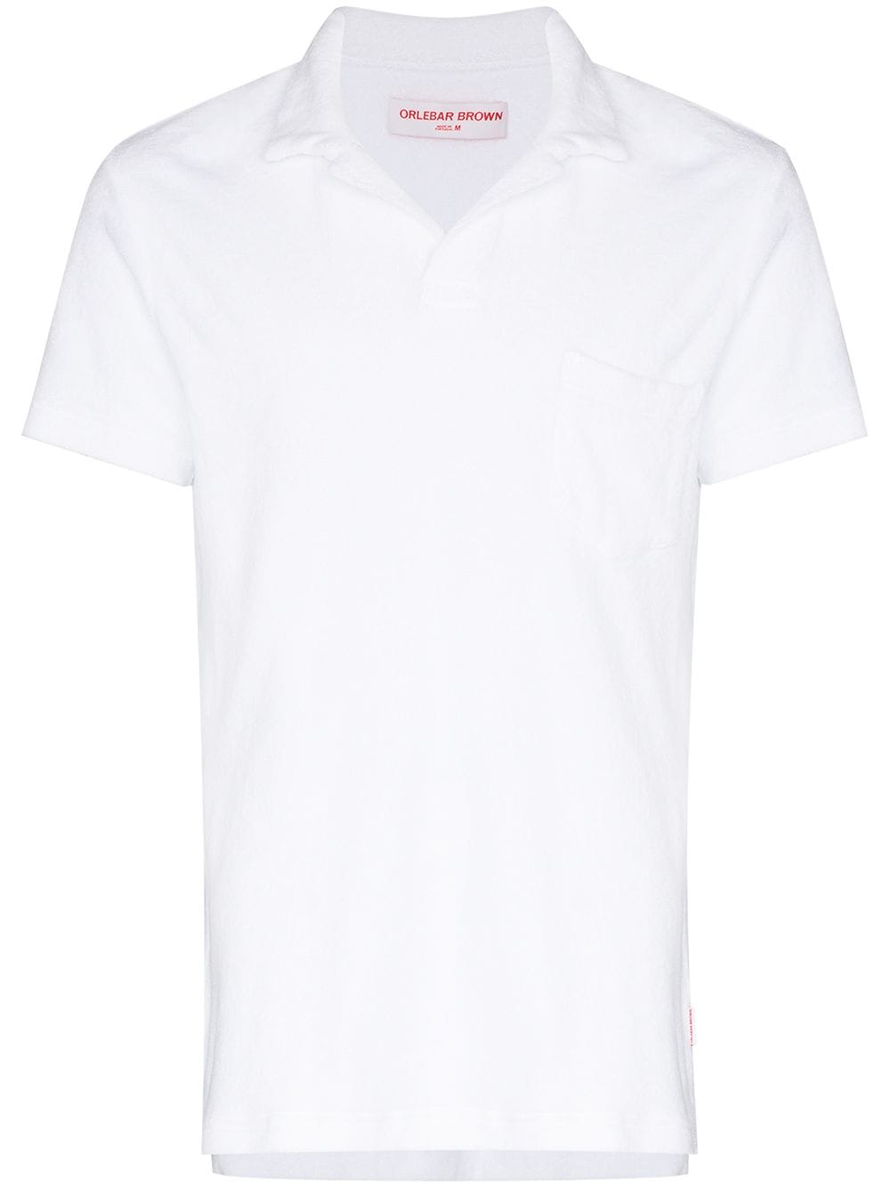 Orlebar Brown Riviera short-sleeve polo shirt - White von Orlebar Brown