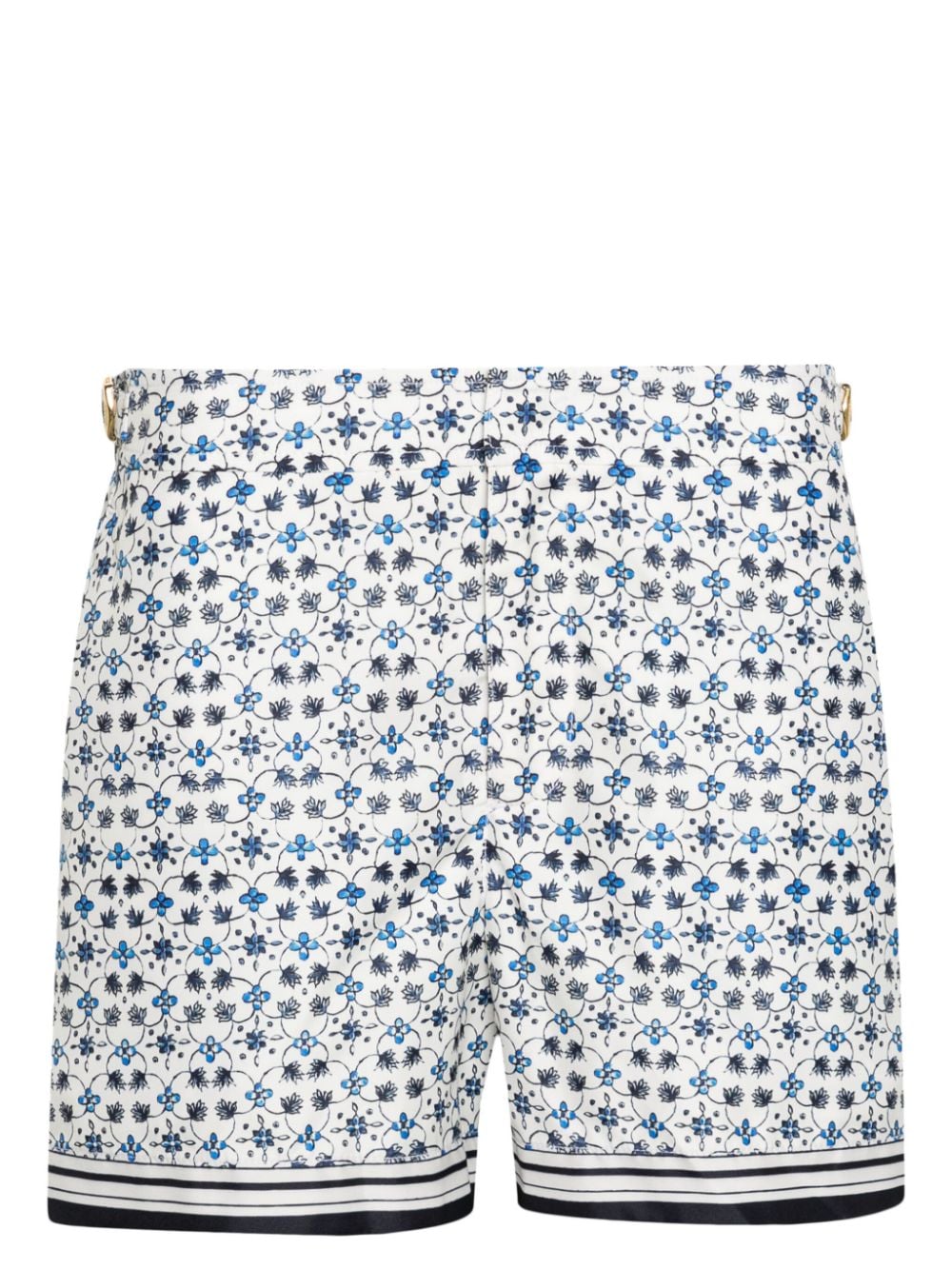 Orlebar Brown Setter Fiore floral-motif swim shorts - White von Orlebar Brown