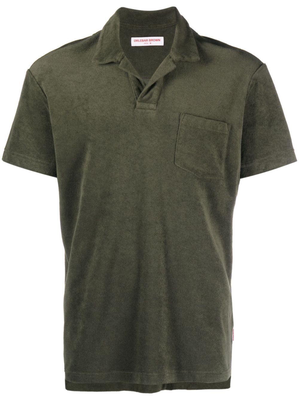 Orlebar Brown Terry cotton polo shirt - Green von Orlebar Brown