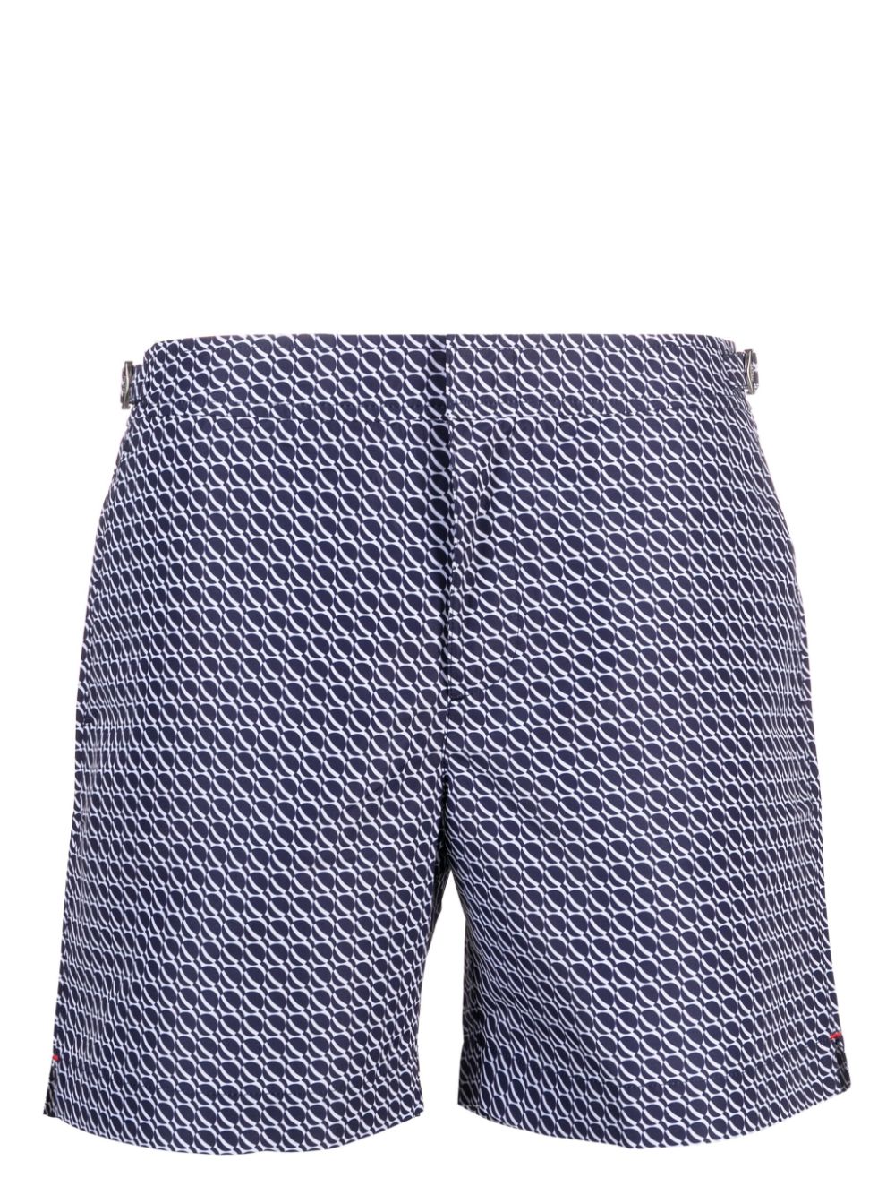 Orlebar Brown geometric-pattern swim shorts - Blue von Orlebar Brown