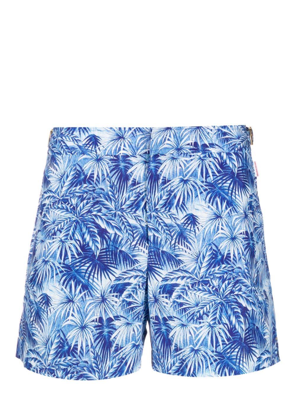 Orlebar Brown palm-tree print swim shorts - Blue von Orlebar Brown