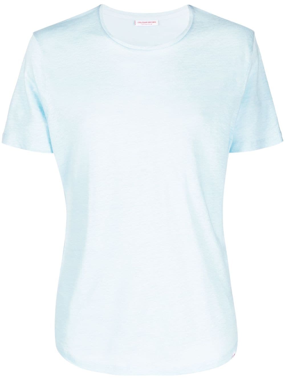 Orlebar Brown short-sleeve linen T-shirt - Blue von Orlebar Brown