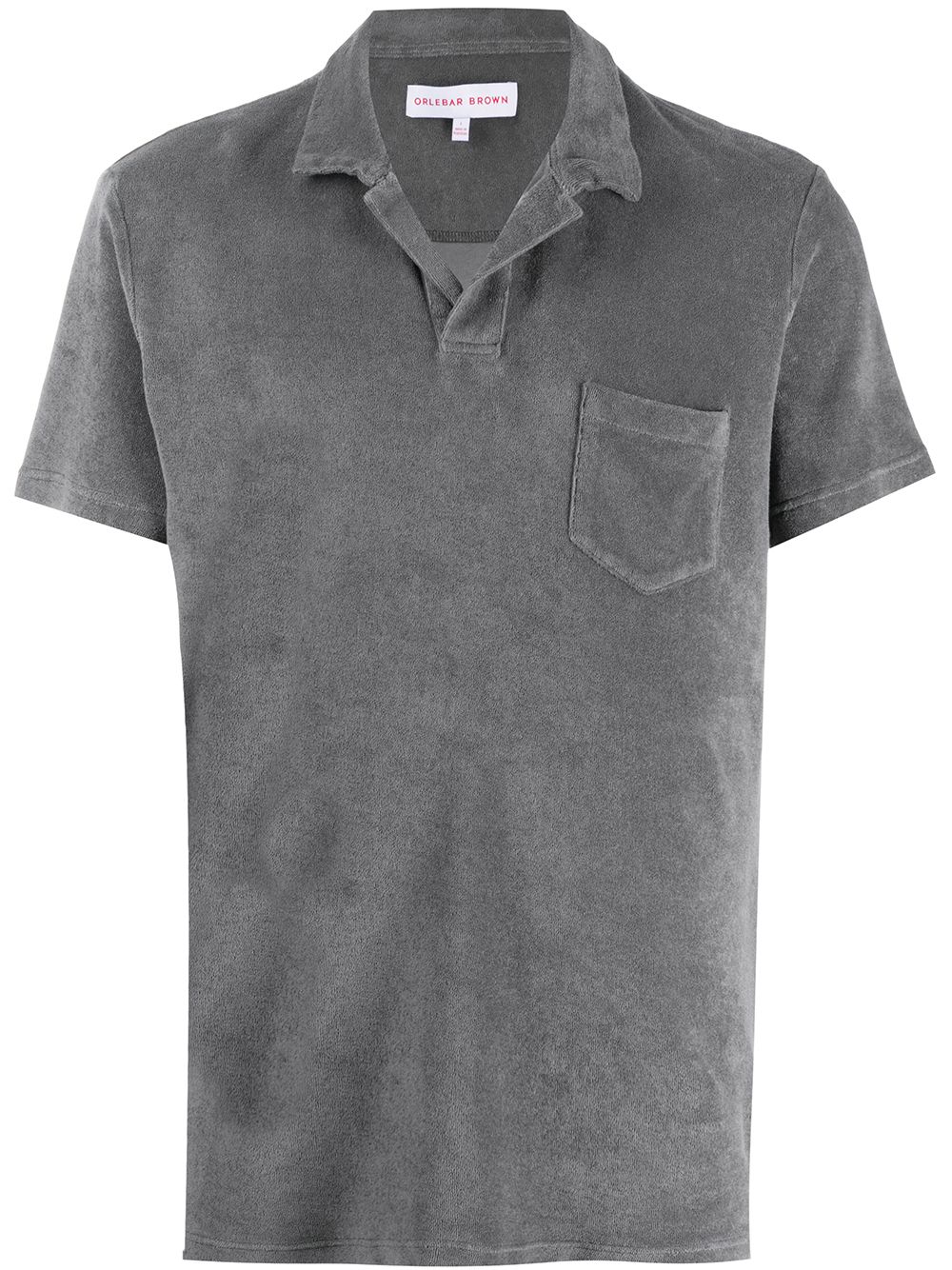 Orlebar Brown short-sleeve polo shirt - Grey von Orlebar Brown