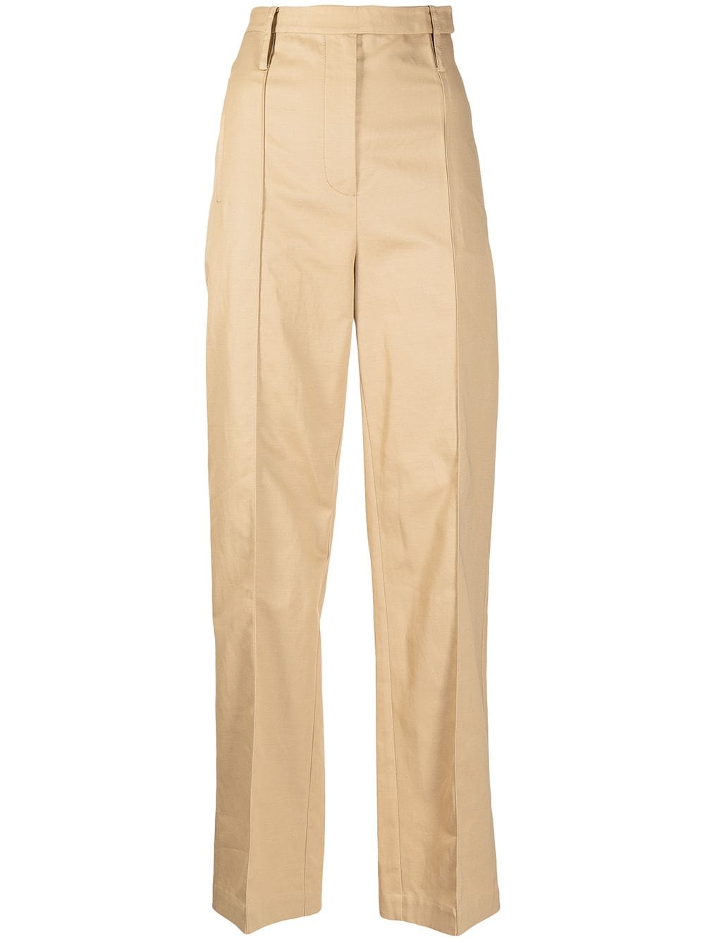 Oroton straight-leg tailored trousers - Brown von Oroton