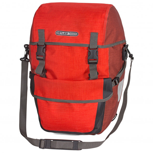 Ortlieb - Bike-Packer Plus - Gepäckträgertaschen Gr 21 l grau;rot von Ortlieb