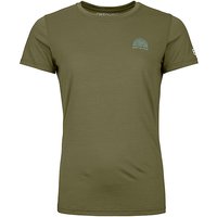 ORTOVOX Damen Funktionsshirt 120 COOL Tec Stripe olive | L von Ortovox