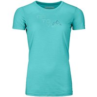 ORTOVOX Damen Funktionsshirt 185 Merino Tangram mint | L von Ortovox