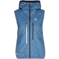 ORTOVOX Damen Isoweste Swisswool Piz Boè Hoodie blau | S von Ortovox