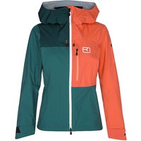 ORTOVOX Damen Tourenjacke Ortler 3L Hoodie petrol | S von Ortovox