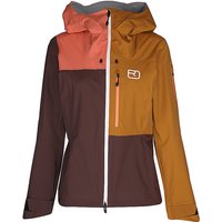 ORTOVOX Damen Tourenjacke Ortler 3L dunkelrot | M von Ortovox