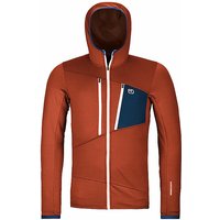 ORTOVOX Herren Fleecejacke Grid Hoodie kupfer | M von Ortovox