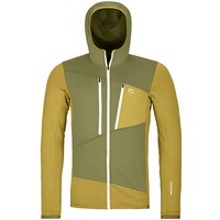 ORTOVOX Herren Fleecejacke Grid Hoodie olive | M von Ortovox