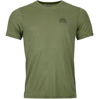 ORTOVOX Herren Funktionsshirt 120 COOL Tec Stripe olive | L von Ortovox