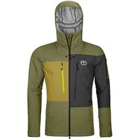 ORTOVOX Herren Tourenjacke Deep 3L Shell Hoodie olive | M von Ortovox