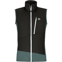 ORTOVOX Herren Weste Fleece Grid grau | M von Ortovox