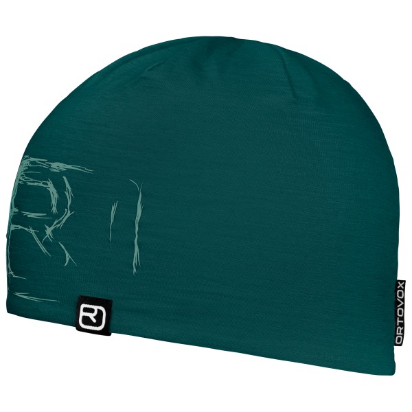Ortovox - 120 Tec Logo Beanie - Mütze Gr 50-56 cm blau Ortovox - 120 Tec Logo Beanie - Mütze Gr 50-56 cm blau von Ortovox