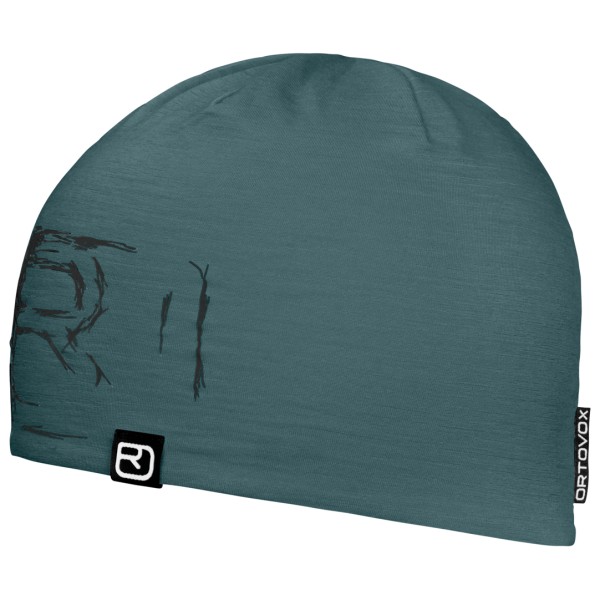 Ortovox - 120 Tec Logo Beanie - Mütze Gr 50-56 cm blau Ortovox - 120 Tec Logo Beanie - Mütze Gr 50-56 cm blau von Ortovox