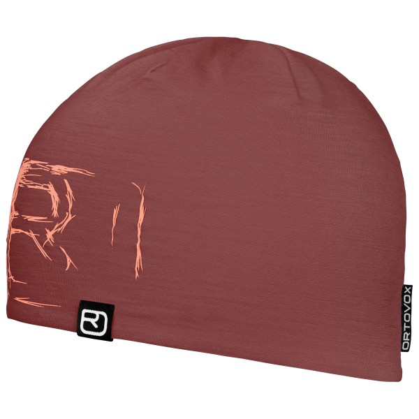 Ortovox - 120 Tec Logo Beanie - Mütze Gr 50-56 cm rot von Ortovox