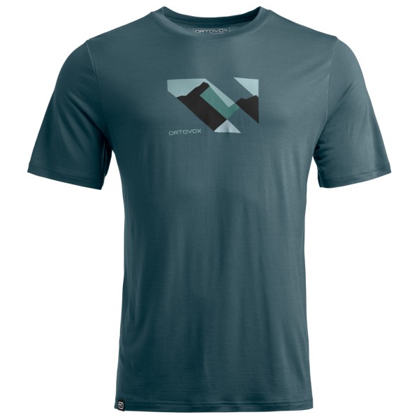 Ortovox - 140 Cool Landscape T-Shirt - Merinoshirt Gr XL grau Ortovox - 140 Cool Landscape T-Shirt - Merinoshirt Gr XL grau von Ortovox