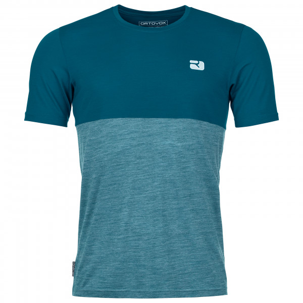 Ortovox - 150 Cool Logo T-Shirt - Merinoshirt Gr S türkis/blau von Ortovox
