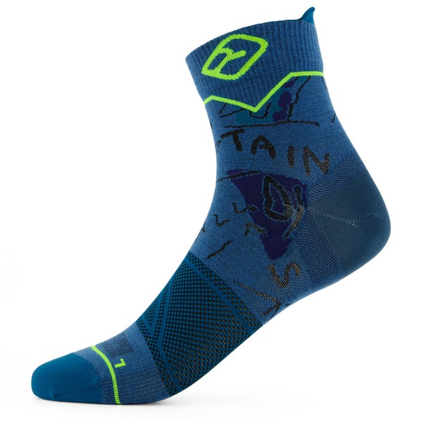 Ortovox - Alpine Light Quarter Socks - Merinosocken Gr 45-47 blau Ortovox - Alpine Light Quarter Socks - Merinosocken Gr 45-47 blau von Ortovox