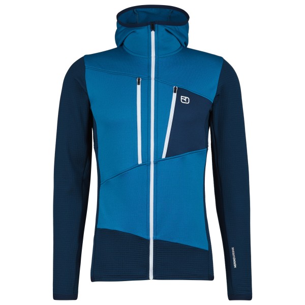 Ortovox - Fleece Grid Hoody - Fleecejacke Gr L;M;S;XL;XXL beige;blau;oliv;schwarz;türkis von Ortovox