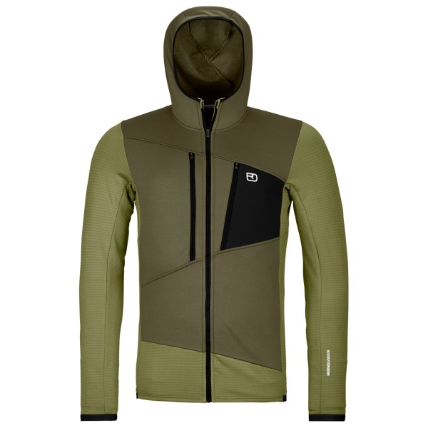 Ortovox - Fleece Grid Hoody - Fleecejacke Gr XXL oliv von Ortovox