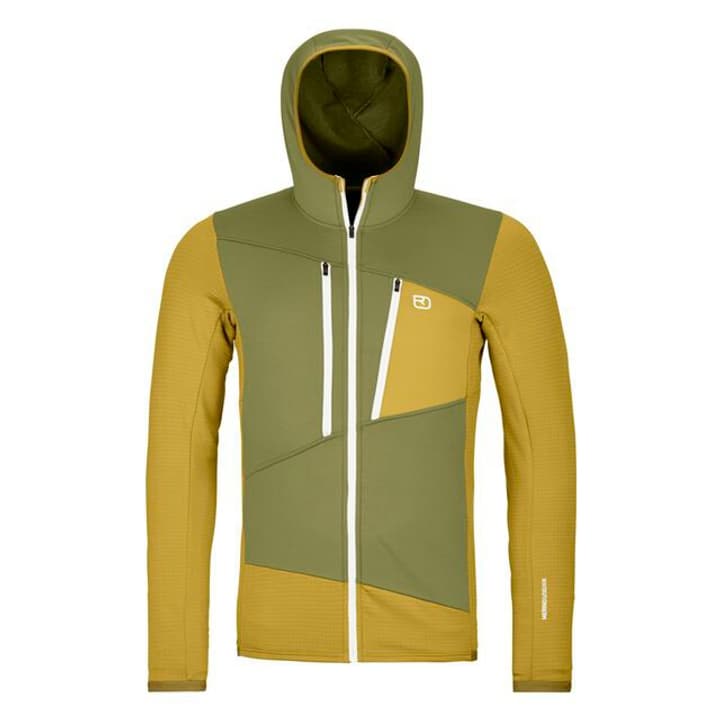 Ortovox Fleece Grid Hoody M Hoodie khaki von Ortovox