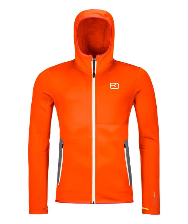 Ortovox Fleece Hoody M Hoodie orange von Ortovox