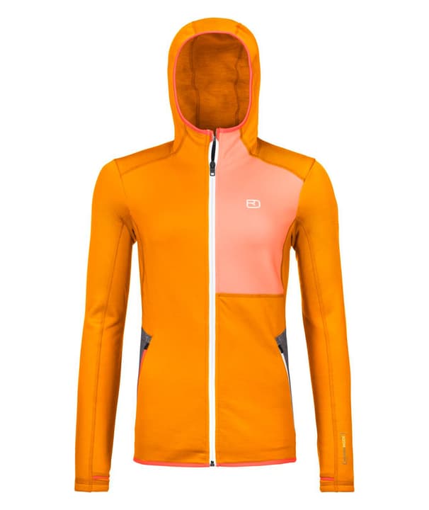 Ortovox Fleece Hoody W Hoodie orange von Ortovox