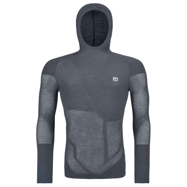 Ortovox - Merino Thermovent Hoody - Merinopullover Gr L;XL;XXL blau;blau/grau von Ortovox