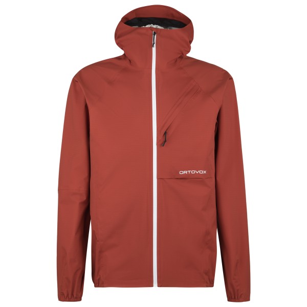 Ortovox - Piz Selva 2.5L Jacket - Regenjacke Gr M rot von Ortovox