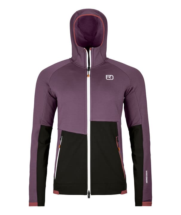 Ortovox Rib Hoody Fleecejacke violett von Ortovox