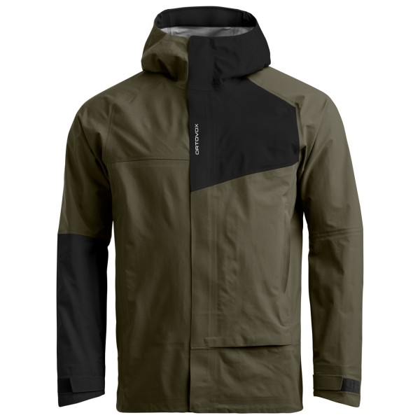 Ortovox - Seceda 3L Jacket - Hardshelljacke Gr L oliv von Ortovox