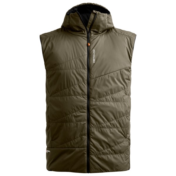 Ortovox - Swisswool Piz Duan Vest - Merinogilet Gr M oliv von Ortovox