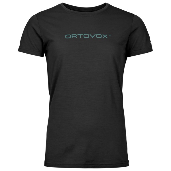 Ortovox - Women's 150 Cool Brand T-Shirt - Merinoshirt Gr XS schwarz von Ortovox