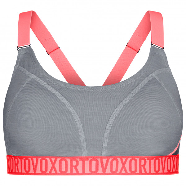 Ortovox - Women's 150 Essential Sports Top - Sport-BH Gr L;M;S;XL;XS grau;rot;türkis von Ortovox