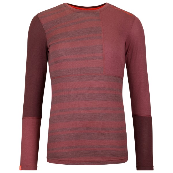 Ortovox - Women's 185 Rock'N'Wool Long Sleeve - Merinounterwäsche Gr M rot von Ortovox