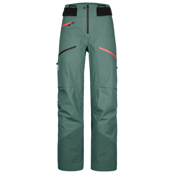 Ortovox - Women's 3L Deep Shell Pants - Skihose Gr S türkis von Ortovox