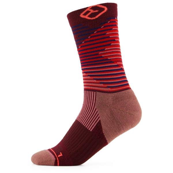 Ortovox - Women's All Mountain Mid Socks - Merinosocken Gr 39-41 rot