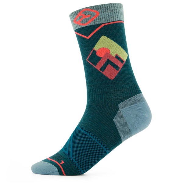 Ortovox - Women's Alpine Light Comp Mid Socks - Merinosocken Gr 39-41 türkis von Ortovox