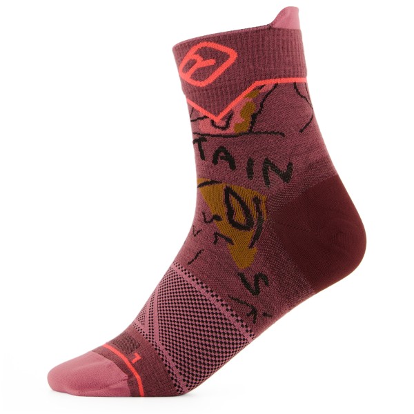 Ortovox - Women's Alpine Light Quarter Socks - Merinosocken Gr 35-38 rot von Ortovox