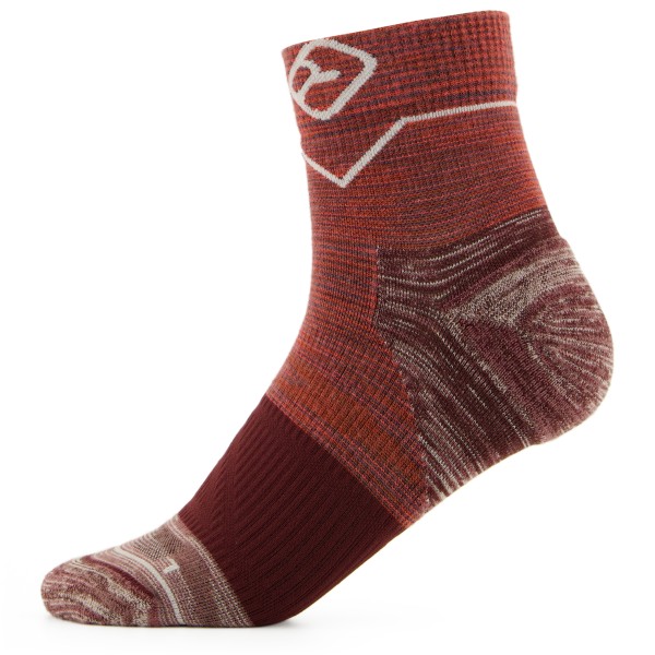 Ortovox - Women's Alpine Quarter Socks - Merinosocken Gr 39-41 rot/braun von Ortovox