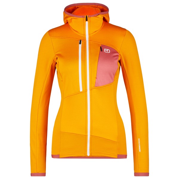 Ortovox - Women's Fleece Grid Hoody - Fleecejacke Gr L;M;S;XL;XS beige;blau;lila;schwarz von Ortovox