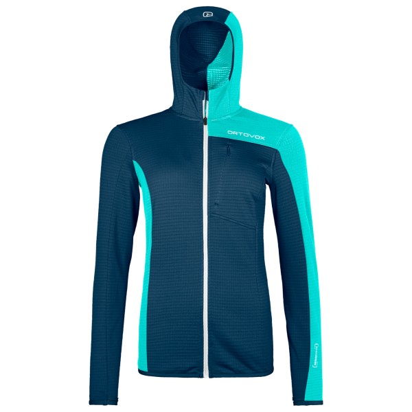 Ortovox - Women's Fleece Light Grid Hooded Jacket - Fleecejacke Gr XS blau Ortovox - Women's Fleece Light Grid Hooded Jacket - Fleecejacke Gr XS blau von Ortovox