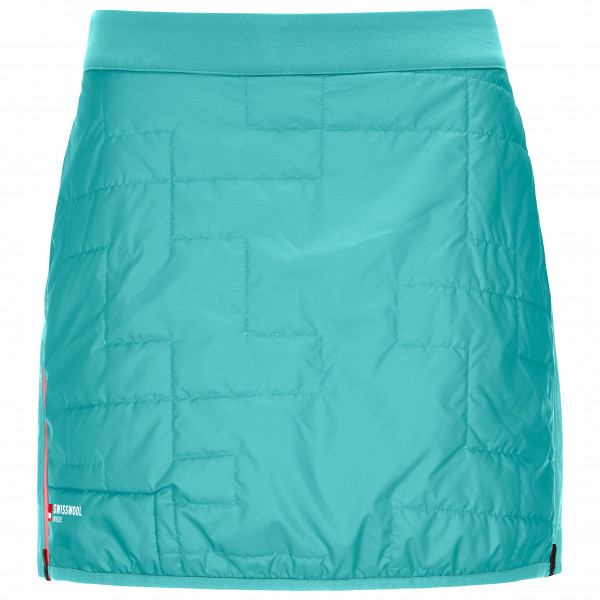 Ortovox - Women's Swisswool Piz Boè Skirt - Kunstfaserjupe Gr L;M;S;XL;XS grau;türkis von Ortovox