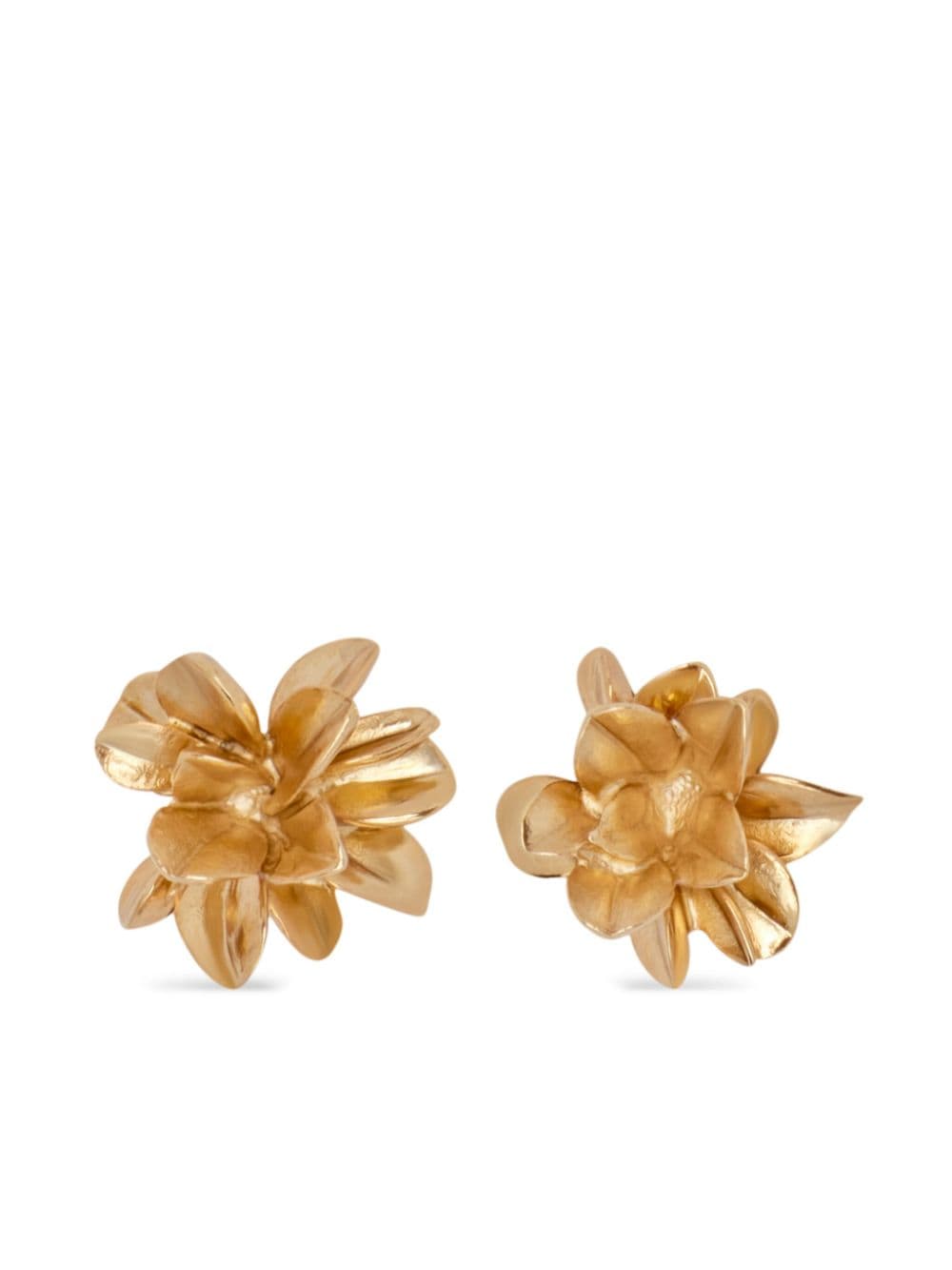 Oscar de la Renta Flower stud earrings - Gold von Oscar de la Renta