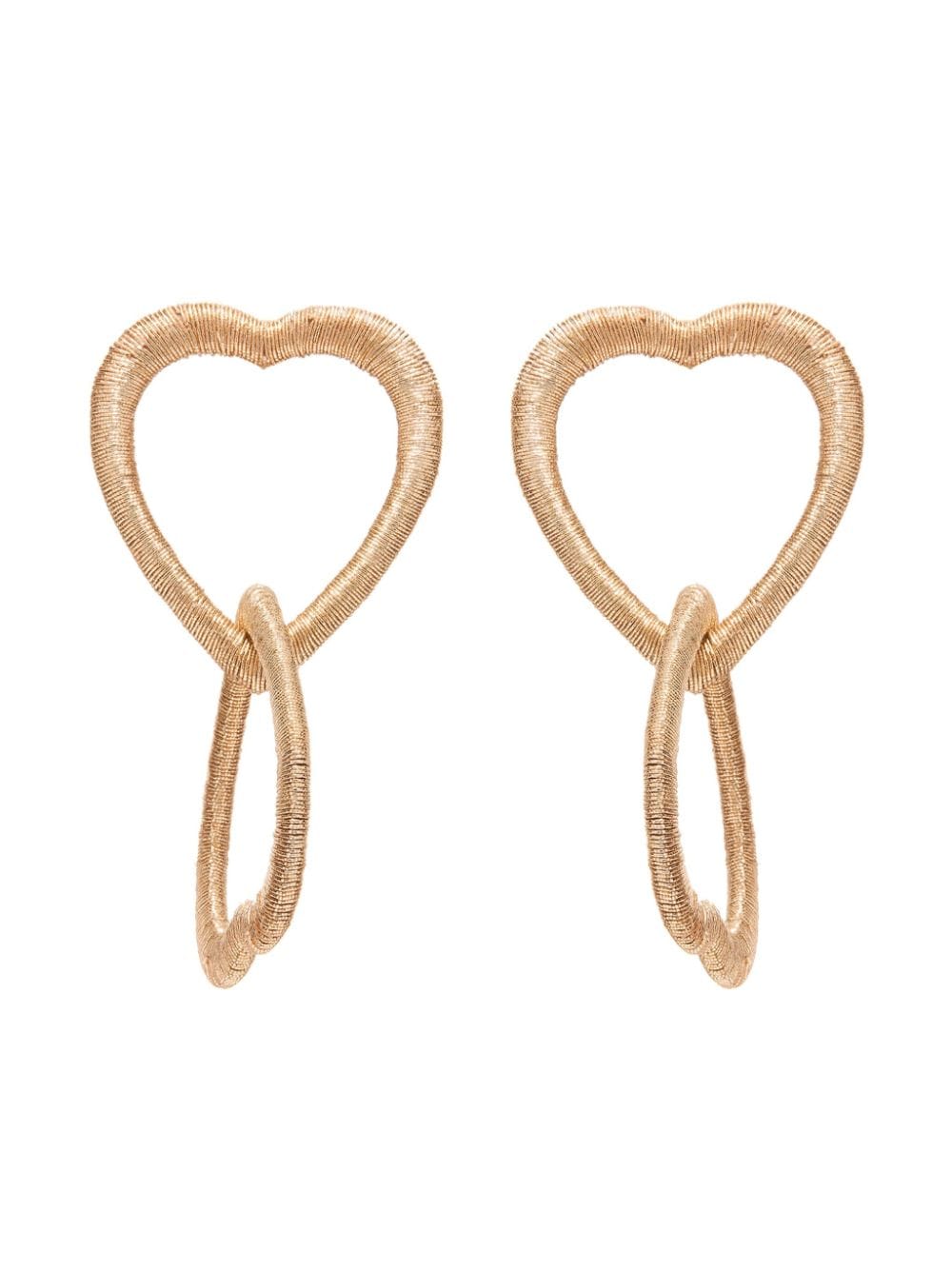Oscar de la Renta Interlocked Heart earrings - Gold von Oscar de la Renta